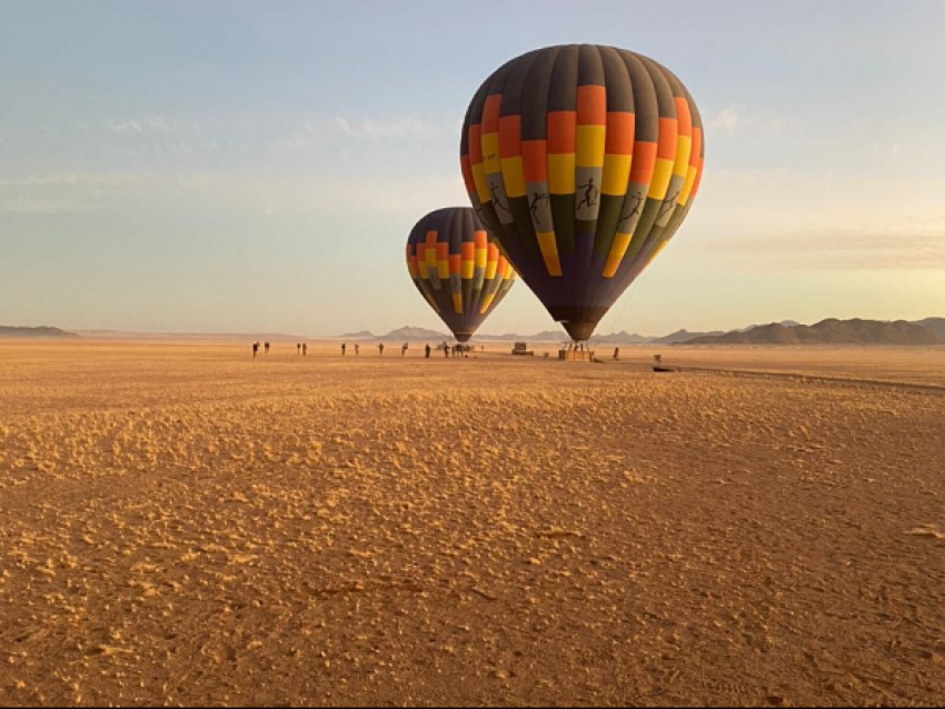 Ballonfahrt im Sossusvllei