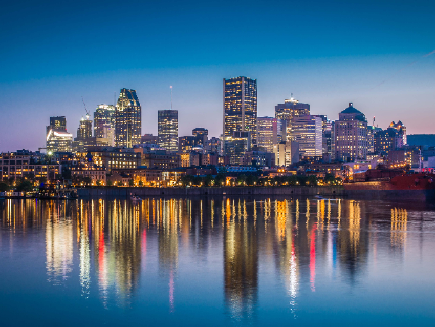 Stadtzentrum von Montreal