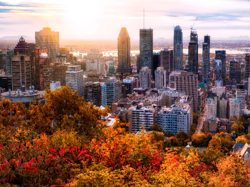 Stadtzentrum von Montreal